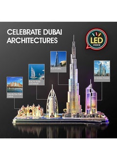 Generic 3D Puzzle with LED Lighting Cityline Architecture Model  - Image 4