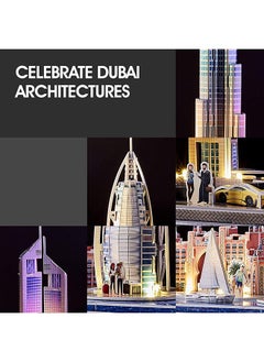 Generic 3D Puzzle with LED Lighting Cityline Architecture Model  - Image 3