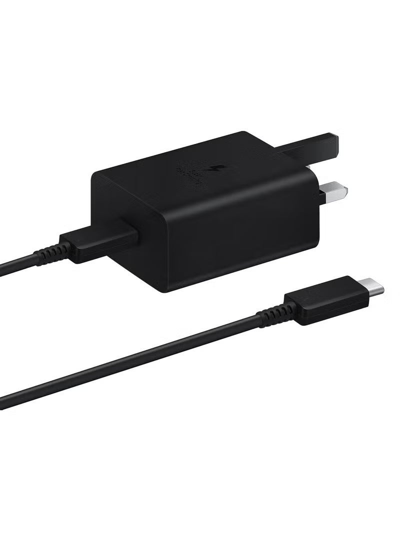 45W PD Power adapter Compact Design/USB-C Port/USB Type-C to C Cable(5A/1.8m)  For Galaxy, For Android Specially For Galaxy S25/S24/S23/S22/S21 Series A53 A72 A51 A52, For All Type C Device - Image 2
