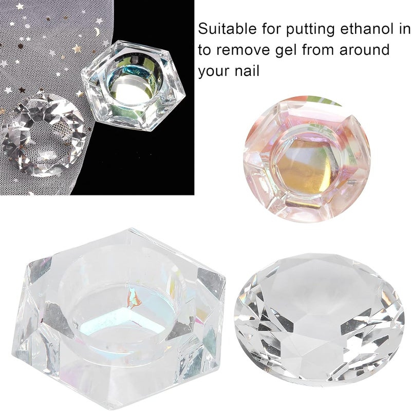 كلاراكو وعاء سائل بودرة الأكريليك لتزيين الأظافر، كوب كريستال سائل محمول للأظافر، حاوية أكريليك مع أغطية، أداة مانيكير لتصفيف الأظافر بسائل بودرة الأكريليك (#1) - Image 5