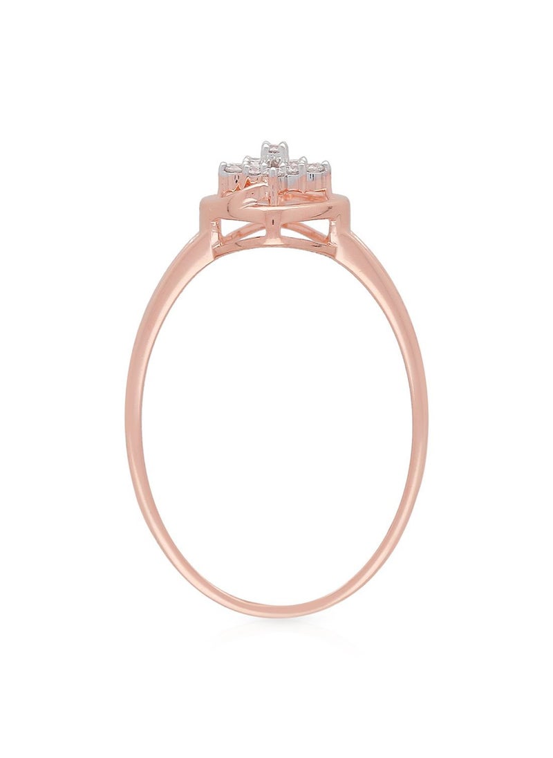 Malabar Gold and Diamonds - Malabar Gold and Diamonds 18 Carat 750 Purity Diamond Ring MNAAFD033RN1RVVSVS-GH14 - Image 1