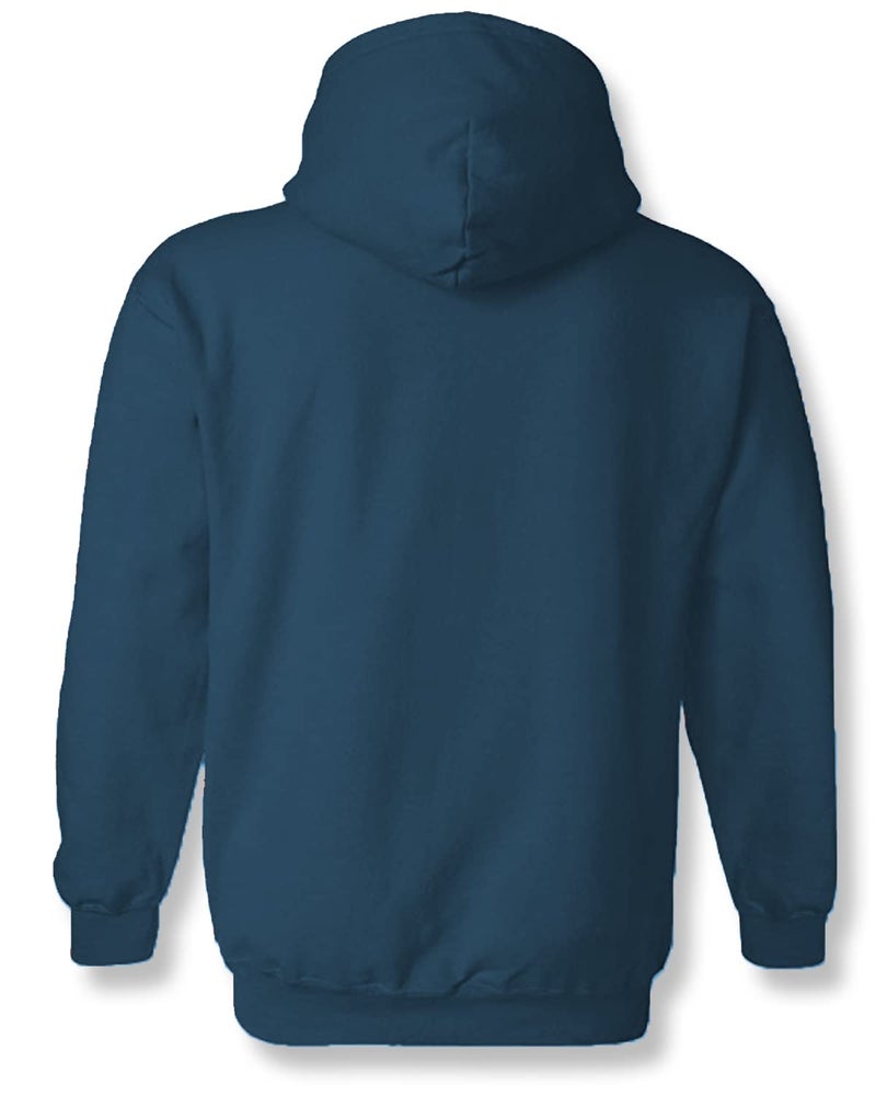 ADRO Men's Cotton Neck Hooded Sweatshirt (H21-M-GOK-SB_Teal_M) - Image 2