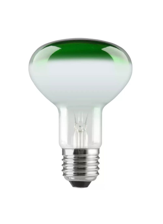 GENERAL ELECTRIC - GE - Coloured Reflector - R80 (Green) 60W E27 230V 500lm 1000h - Dimmable - Image 1