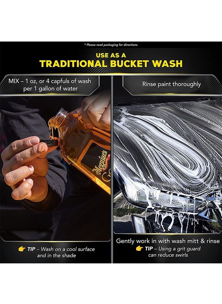 Meguiar's G7164 Gold Class Car Wash Shampoo &Conditioner 1.89L  - Image 4