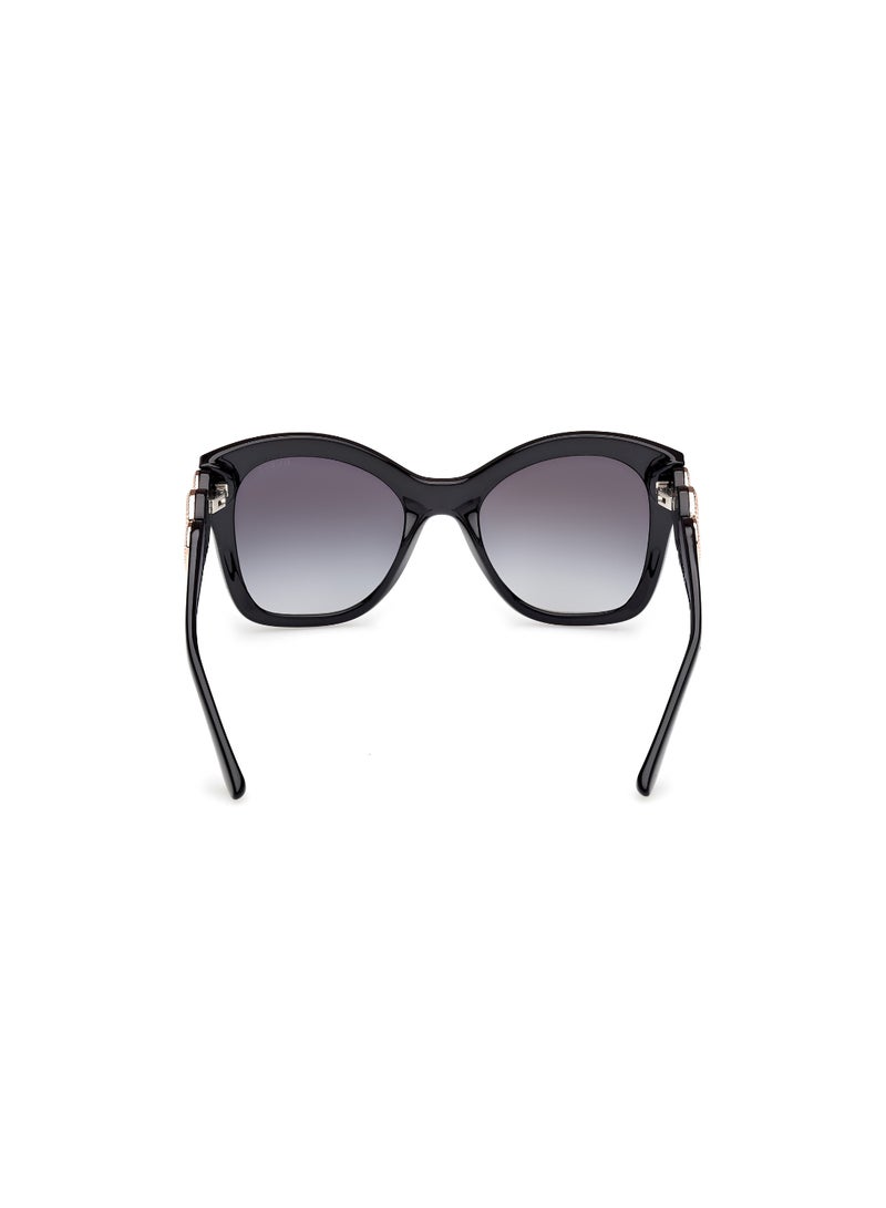 GUESS FULL RIM FEMALE BUTTERFLY BLACK INJECTED SUNGLASSES - Image 4