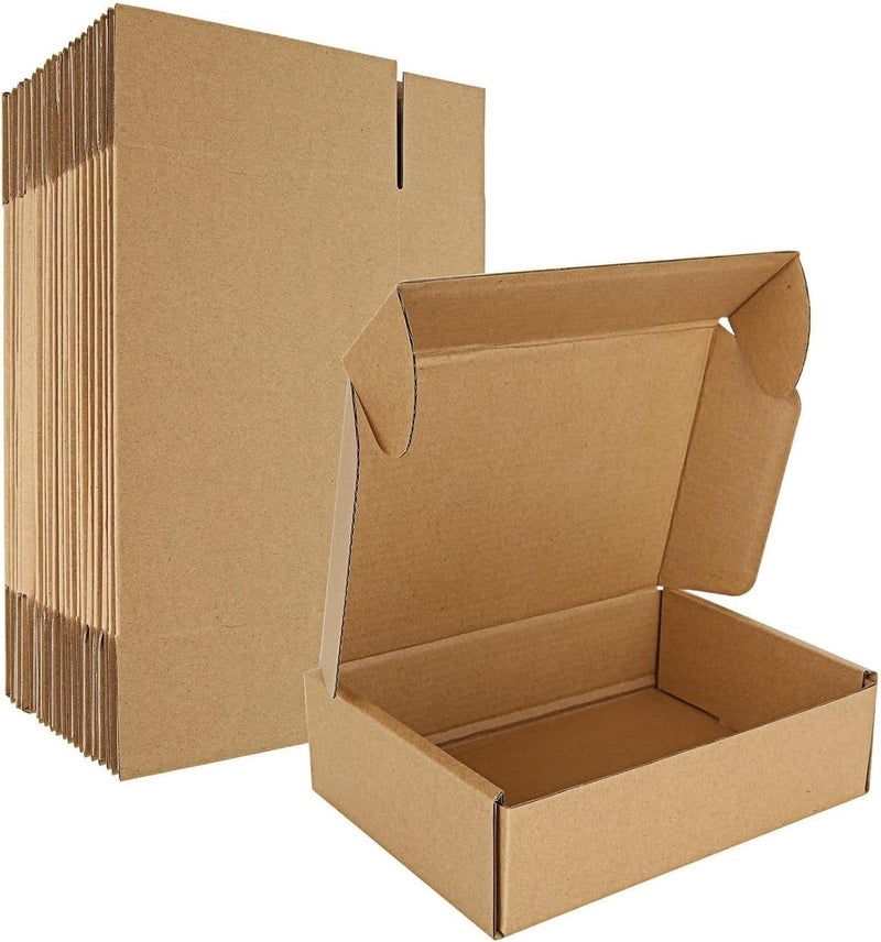 Al FAKHAMA Small Cardboard Box Double Walled Pressure Resistant - Pack of 5 (40 CM X 26 CM X 9 CM) - Image 1