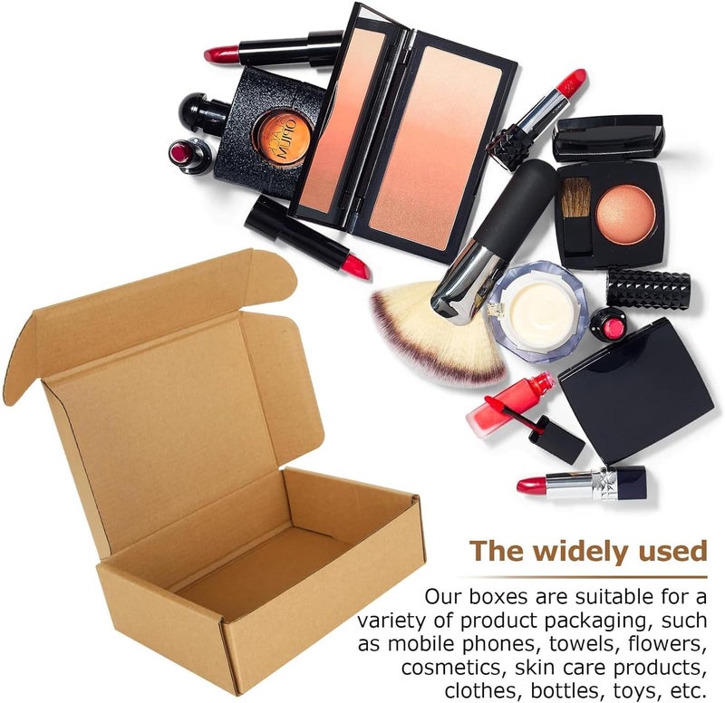 Al FAKHAMA Small Cardboard Box Double Walled Pressure Resistant - Pack of 5 (40 CM X 26 CM X 9 CM) - Image 3