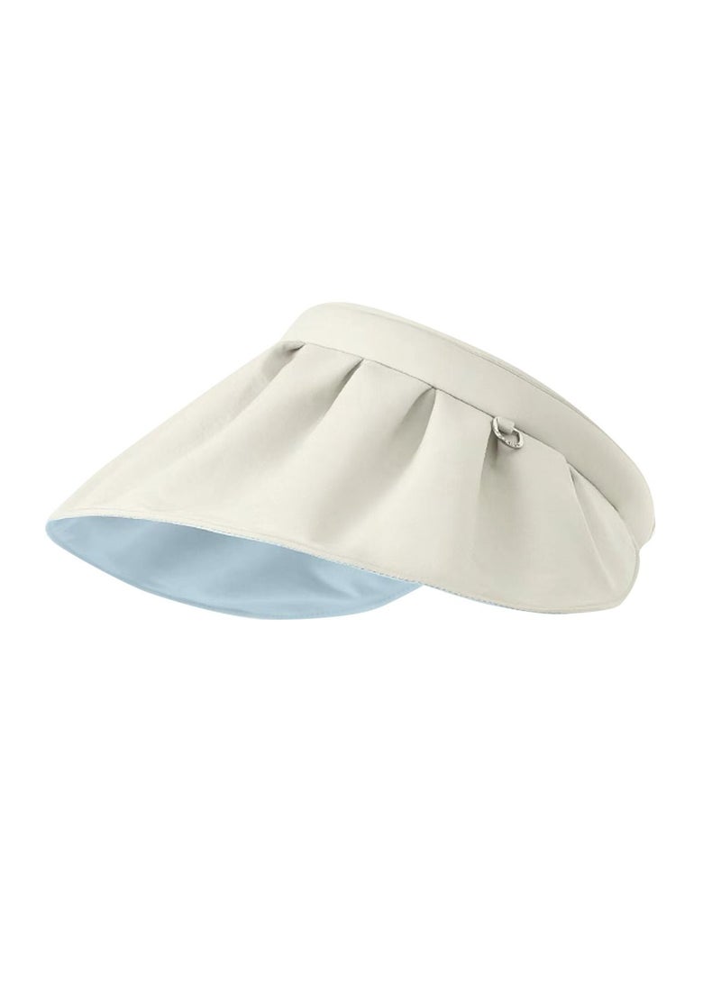 Foldable Shell Sun Hat, Summer UV Protection Empty Top Sun Hat, Sun Hat - Image 1