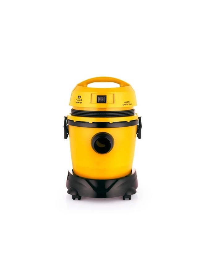 FUJIKA Fujika Wet and Dry Vacuum Cleaner, Turkish, Yellow, FJK-190 E WD-Y - Image 1