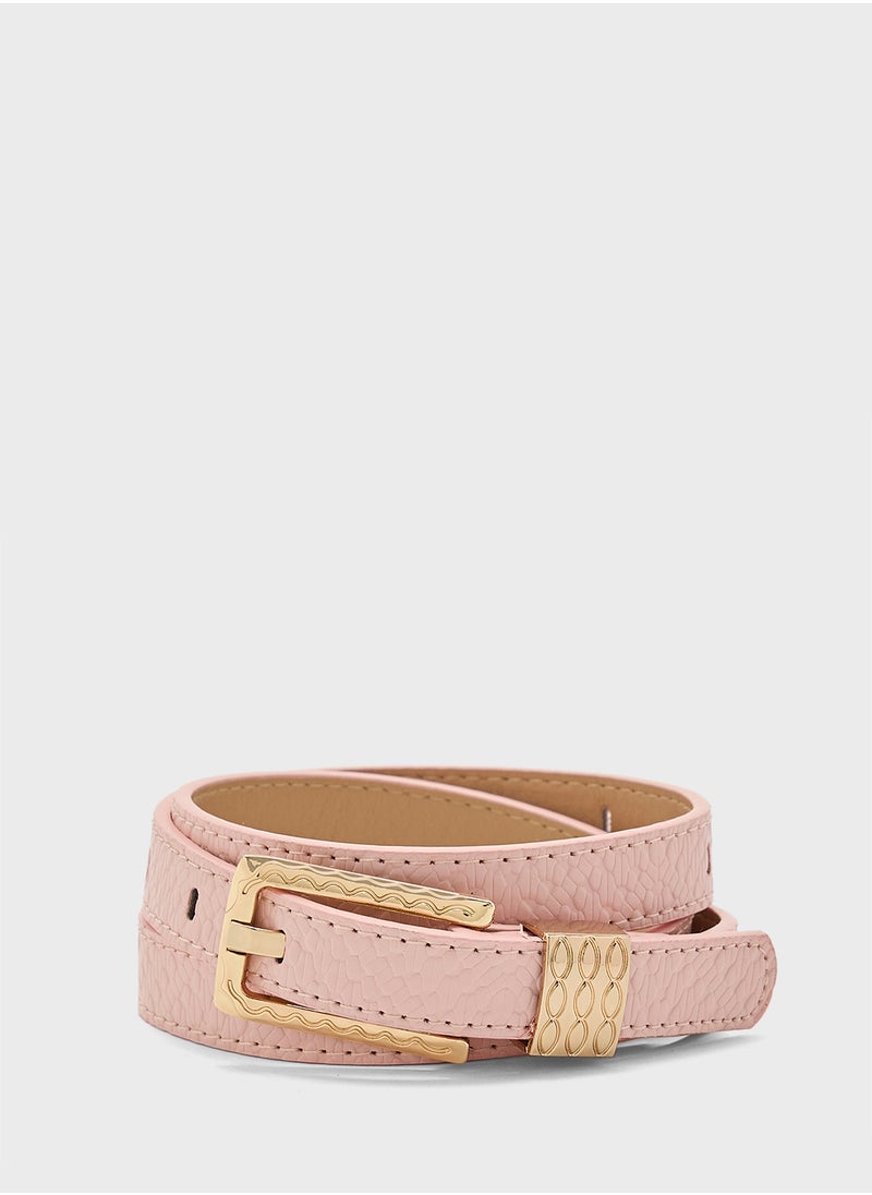 ELLA Mild Grain Slim Belt  - Image 1