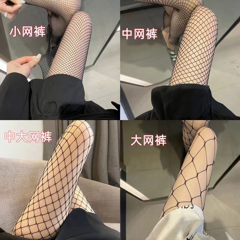 in stock net stockings fishnet stockings stockings women sexy black silk women thin tight fishnet stockings summer net stockings for children - Image 3
