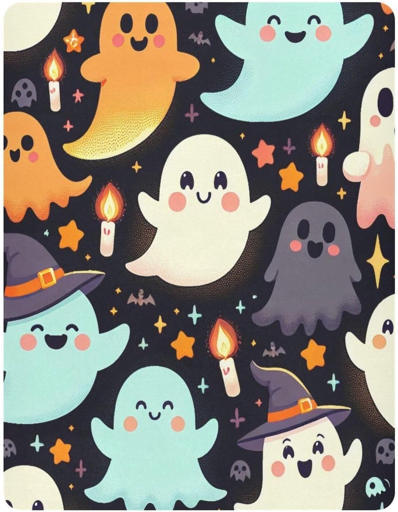 Halloween Boo Crib Sheets for Boys Girls Ultra Soft Breathable Baby Crib Sheet Fitted Crib Sheets for Standard Size Crib and Toddler Mattresses, 39 x 27 Inch - Image 2