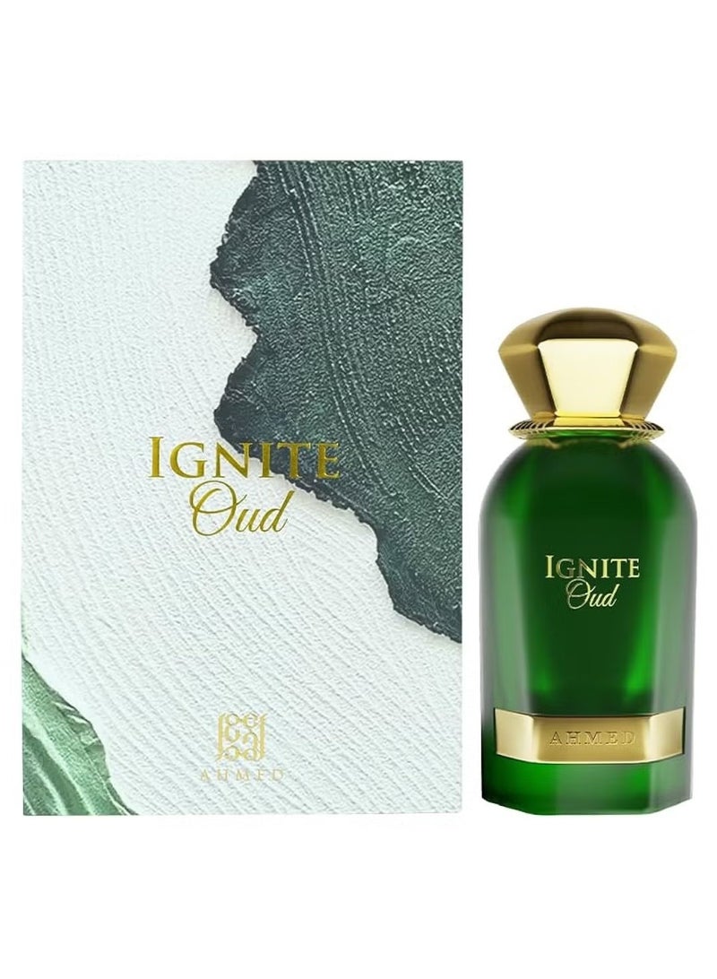 Ahmed Al Maghribi Ignite Oud Unisex Extrait De Parfum 60ml | Long Lasting Luxury Woody Leather Perfume Spray - Image 2