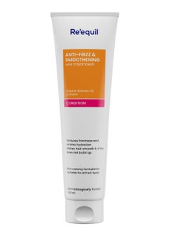 RE' EQUIL Anti Frizz and Smoothening Aloe Vera Conditioner With Babassu Oil Tames Frizz and Hydrates Dry Hair Protein and Silicone Free All Hair Types 150 Ml  - Image 1