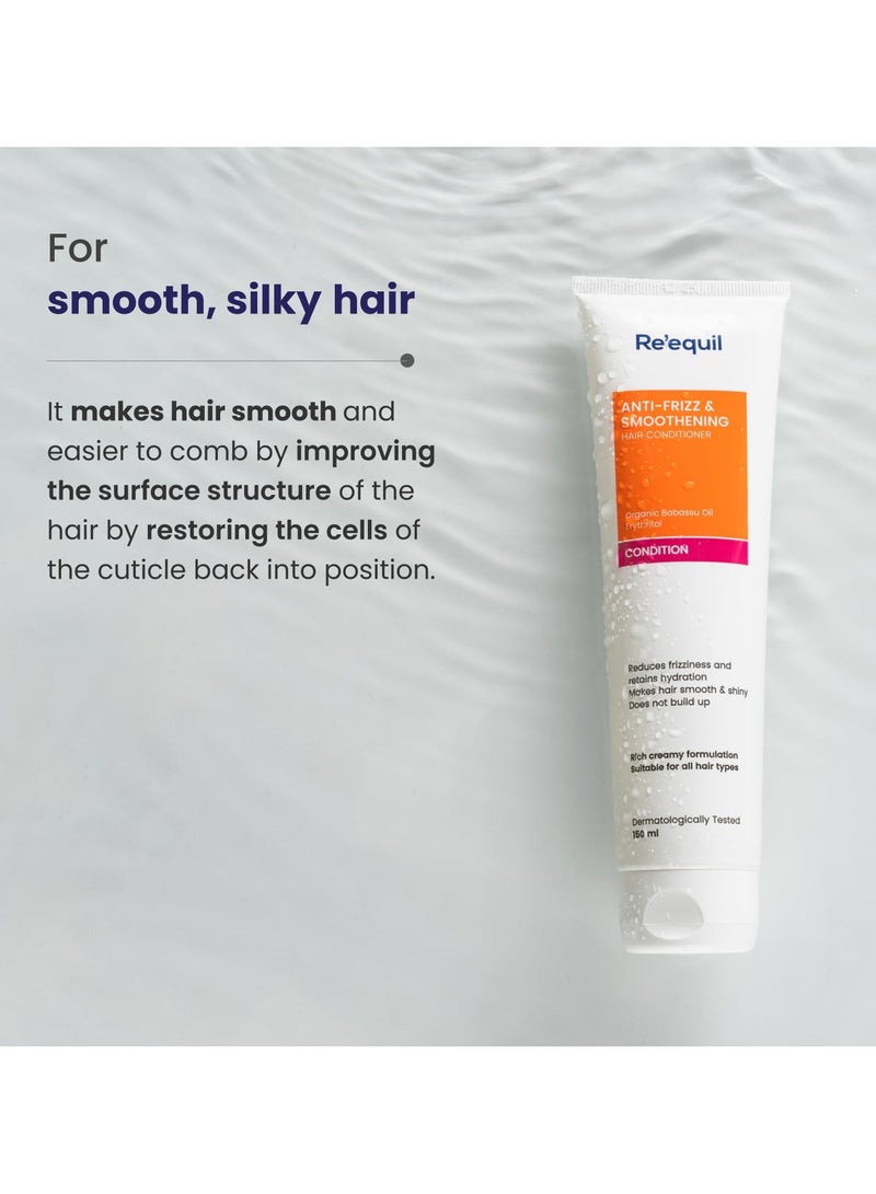 RE' EQUIL Babassu Anti Frizz and Smoothening Conditioner 150ml - Image 3