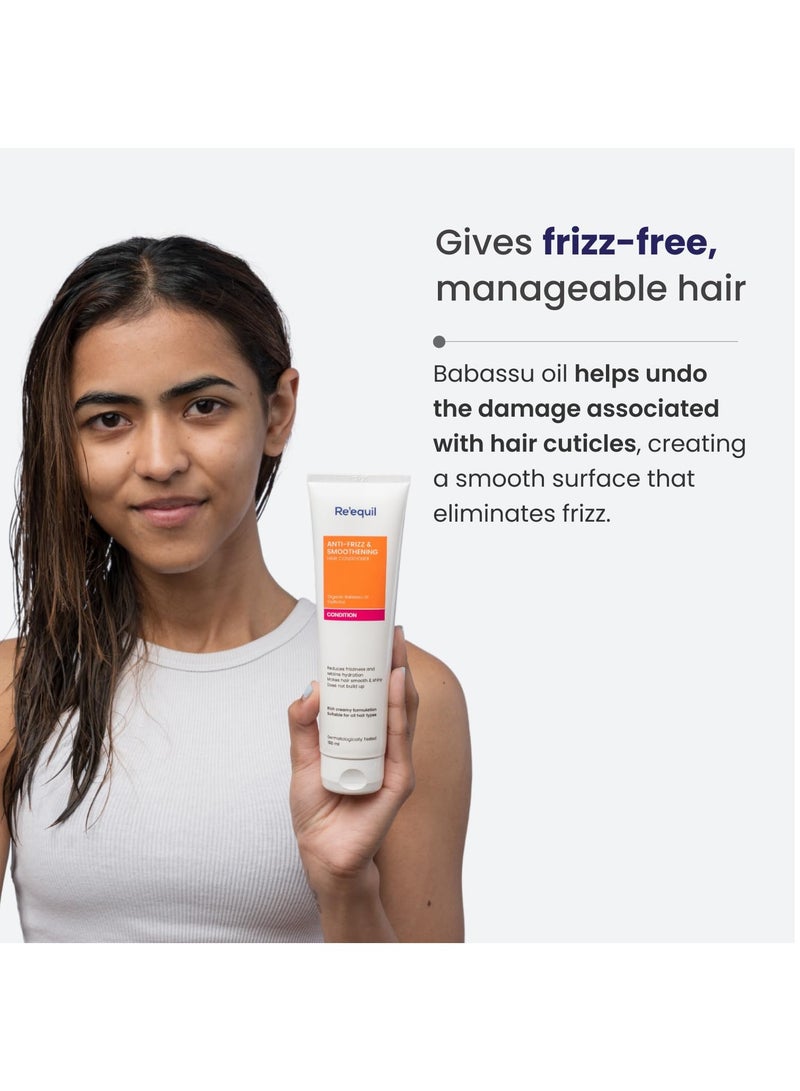 RE' EQUIL Babassu Anti Frizz and Smoothening Conditioner 150ml - Image 4
