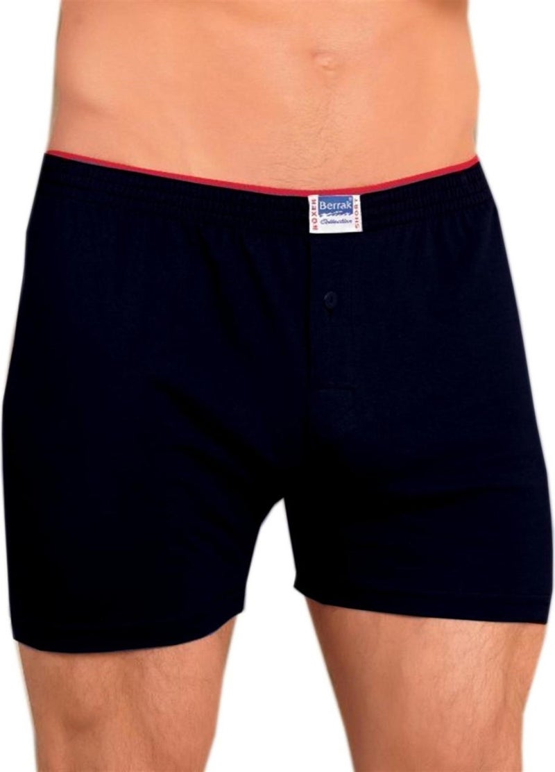 Berrak 1099 6-Pack Economical Cotton Towel Waist Buttoned Men's Boxer - Image 1