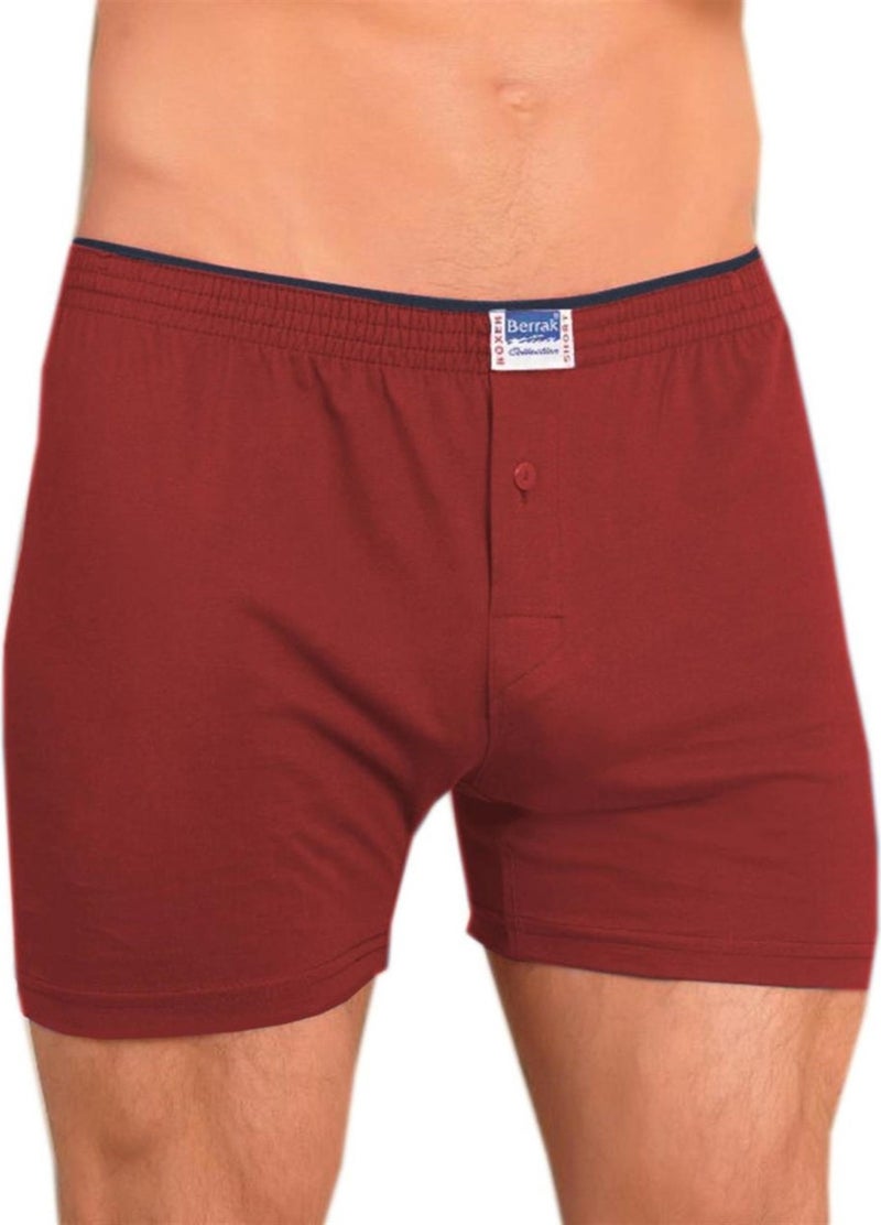 Berrak 1099 6-Pack Economical Cotton Towel Waist Buttoned Men's Boxer - Image 5