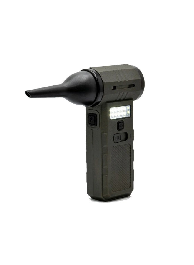 Portable 3-in-1 High-Velocity Compressed Air Duster - Electric Turbo Jet Fan for Keyboard Cleaning and Car Drying - Image 3