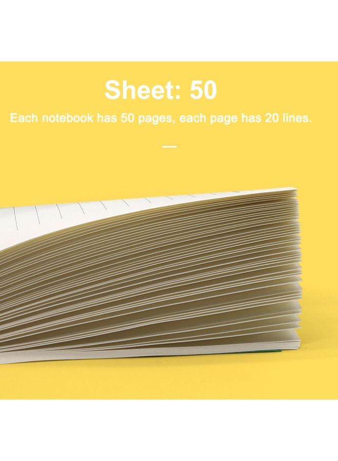 NIBEMINENT 50-Sheet Multifunctional Notebook Red - Image 3