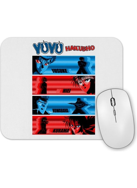 Print Shop Yu Yu Hakusho Personagens Mouse Pad