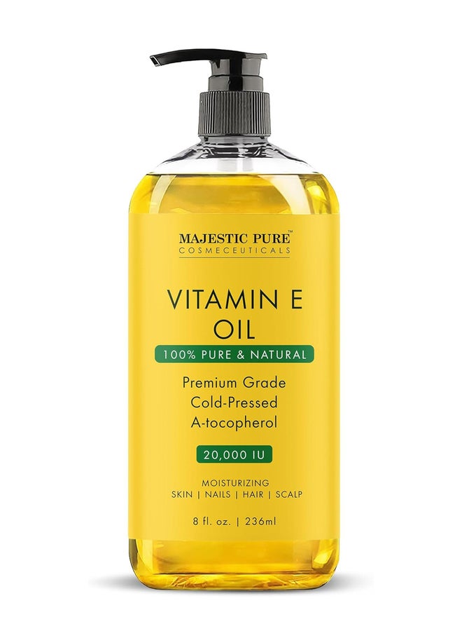 Majestic Pure زيت فيتامين E النقي من ماجيستيك بيور - 100% نقي وطبيعي، 20,000 وحدة دولية من الدرجة الممتازة - Image 1