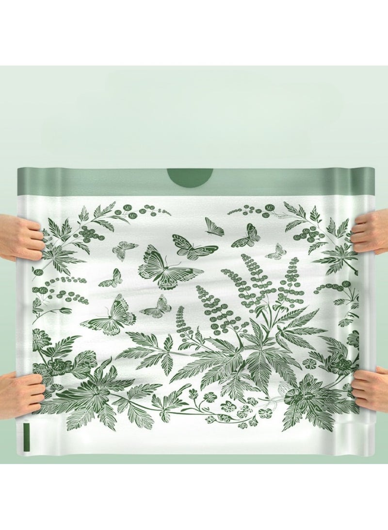 EBMINI Ai Grass Printed Drawstring Garbage Bag Household Handheld Non Tear Plastic Bag  - Image 2