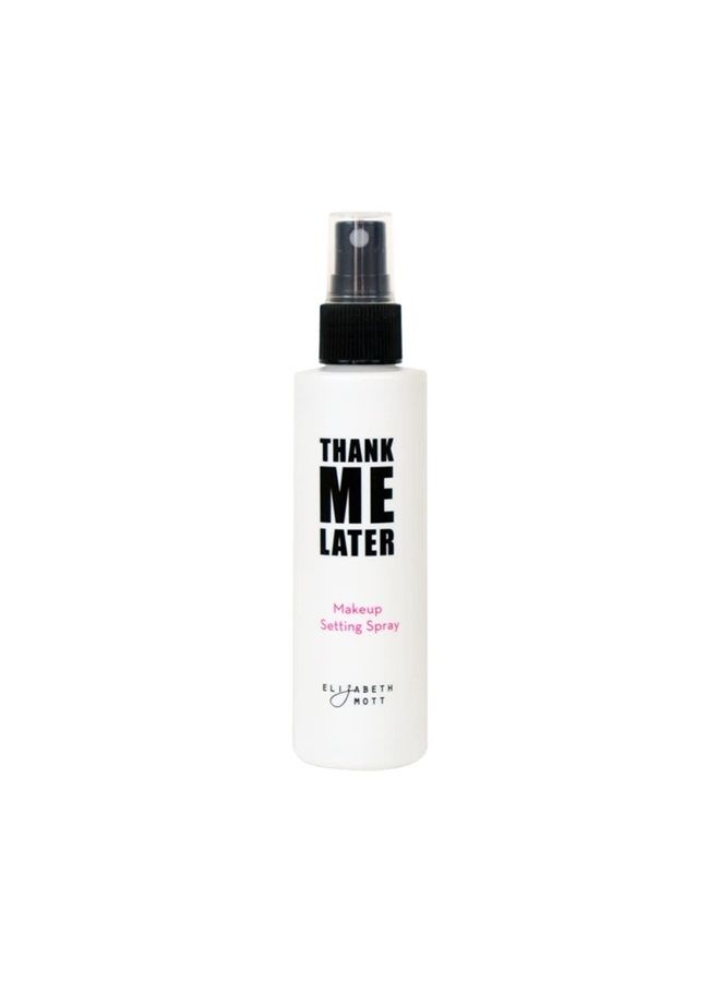 Elizabeth Mott Thank Me Later Face Makeup Setting Spray for Oily Skin - Cruelty Free, Weightless, Long-Lasting Matte Finishing Spray - For Face & Skin Care - 95ml - Image 1