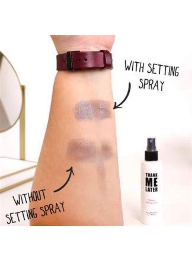 Elizabeth Mott Thank Me Later Face Makeup Setting Spray for Oily Skin - Cruelty Free, Weightless, Long-Lasting Matte Finishing Spray - For Face & Skin Care - 95ml - Image 4