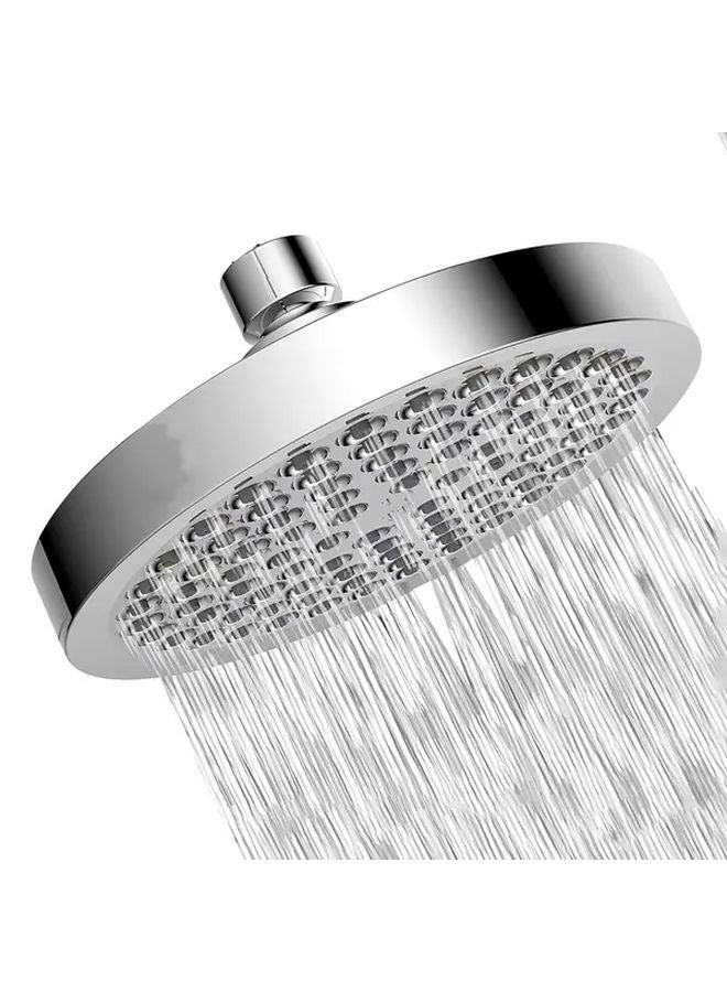 Silvery ABS High Pressure Rainfall Shower Head With Anti Clogging Nozzles Easy Installation - Image 1