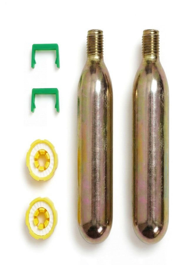 Owntop 24 Gram CO2 Cartridges PFD Rearming Kit, 1/2 inch Thread for Automatic/Manual Inflatable Life Jacket, C02 Cylinder Metal Tank 24g, 2 Pack - Image 1