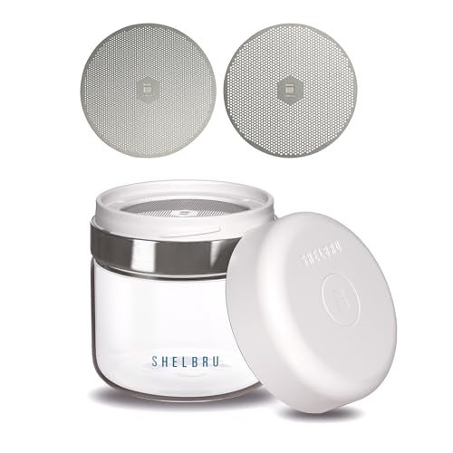 SHELBRU Coffee Sifter/Sieve for Microfines in Coffee Grounds - 2 Stainless Steel Filters Included - 800um for Coarse Ground, 500um for Medium Ground - Image 1