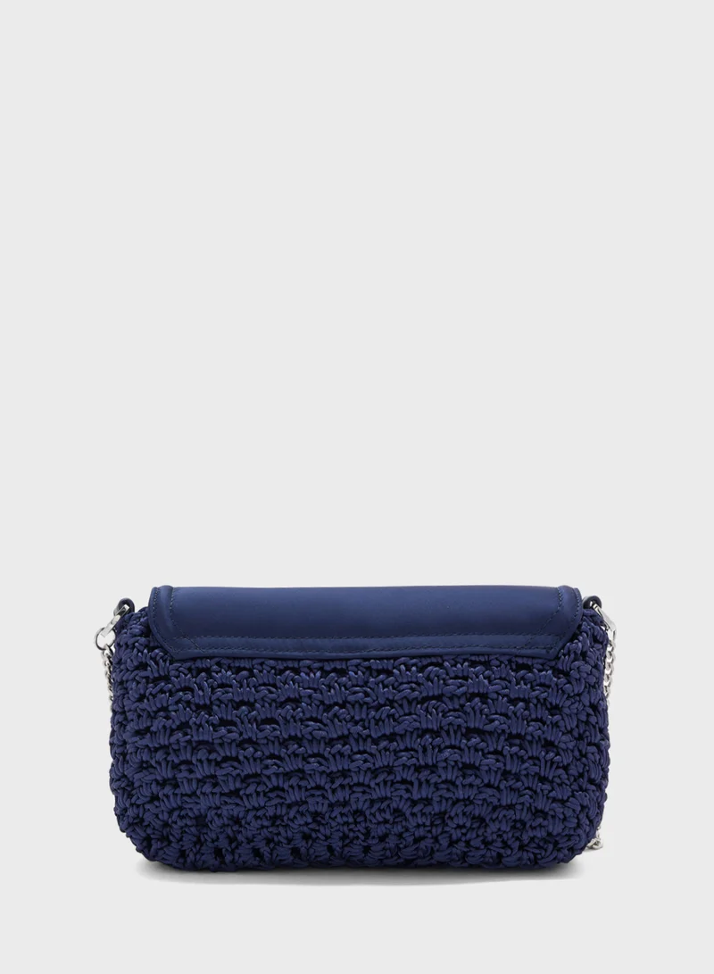 Ted Baker Evaalin Logo Detailed Flap Over Crossbody