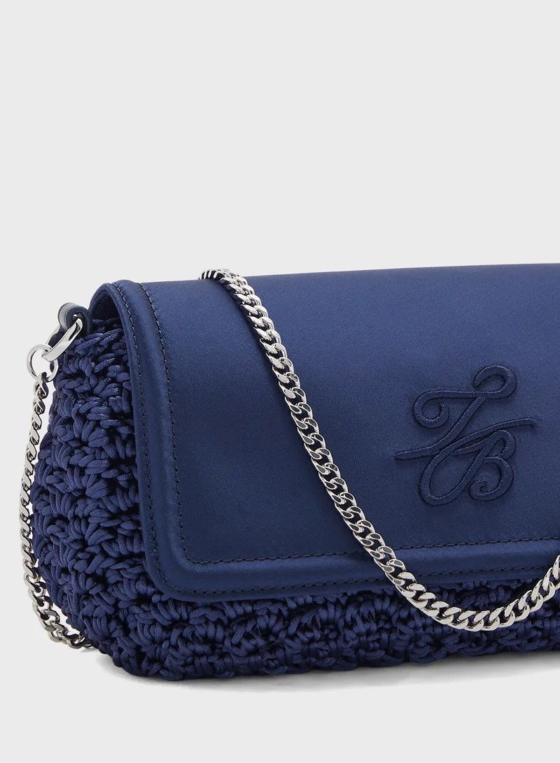 Ted Baker Evaalin Logo Detailed Flap Over Crossbody