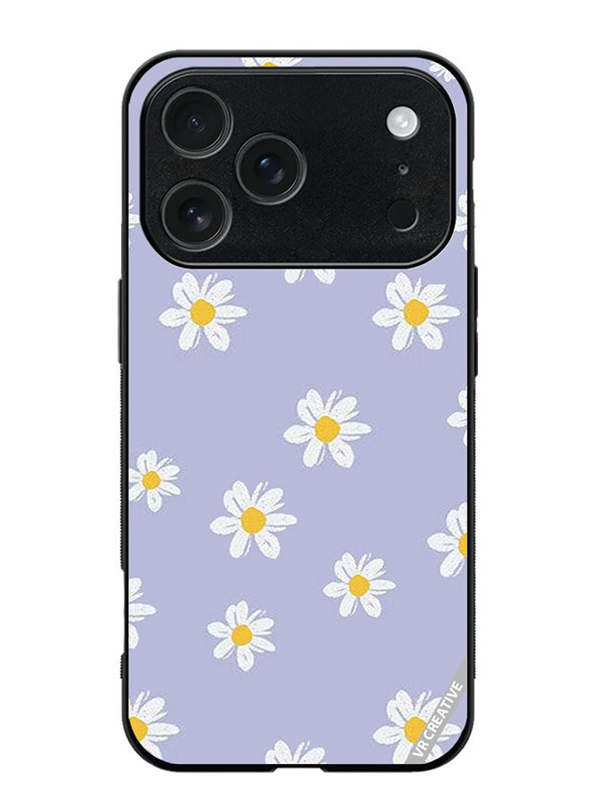 Protective Case Cover For Apple iPhone 17 Pro Max Daisy Flower Design Multicolour