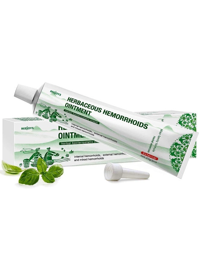 REEJOYS Hemorrhoid Cream, Hemorrhoid Treatment (0.9 oz/Pack) 2 Packs - Image 2