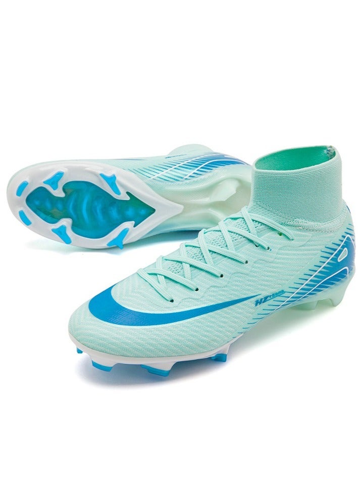 SKT Shiketro Low-Top Football Shoes, Long-Spike World Cup TF Broken-Spike Grass Football Shoes For Male And Female Students, Personalized High-Top Sports Shoes  - Image 1