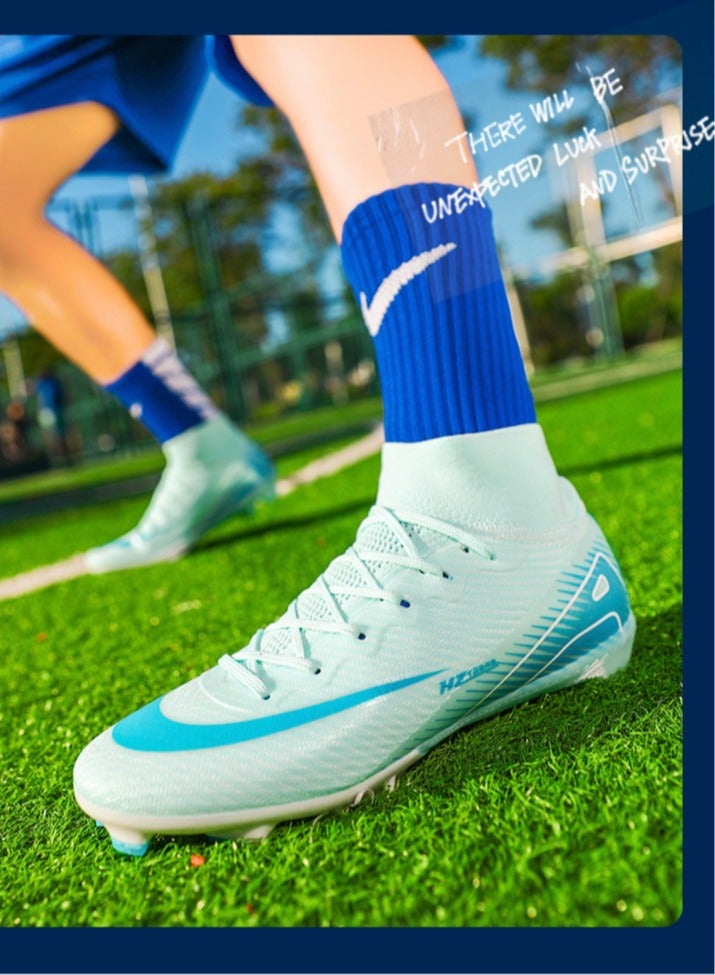 SKT Shiketro Low-Top Football Shoes, Long-Spike World Cup TF Broken-Spike Grass Football Shoes For Male And Female Students, Personalized High-Top Sports Shoes  - Image 2