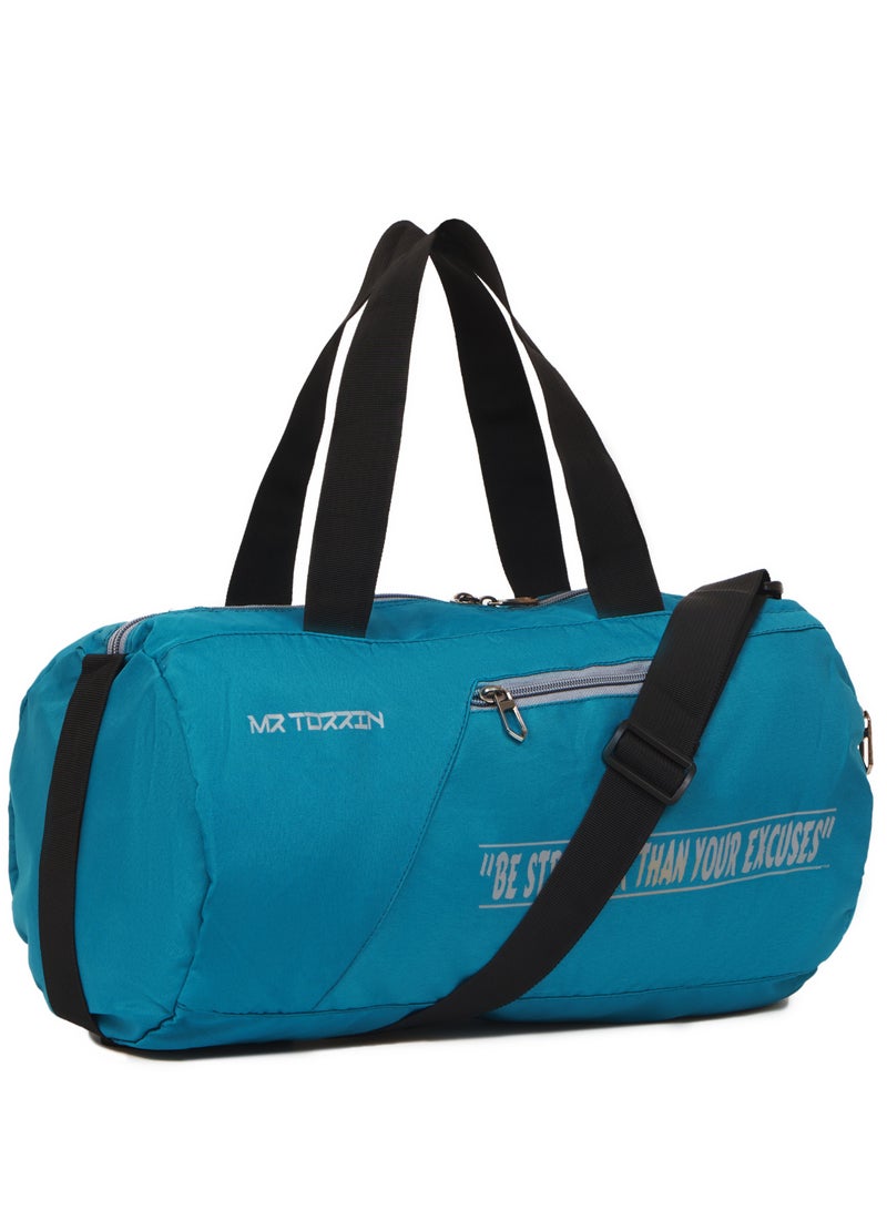 STORYTELLER MRTORRIN RR Gym Bag With Shoes Compartment Light Weight Sports Bag Travel Duffle Bag For Men and Women Blue - Image 2