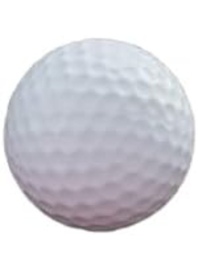 متجر ماى سوق : كرة غولف قياسية (قطعة/للتدريب) - بيضاء - عالية المتانة والمسافة - مثالية للمبتدئين واللاعبين الهواة - Image 1