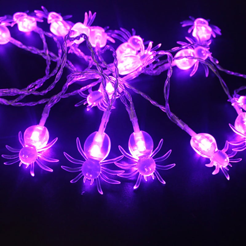 Kibsons String Lights, Transparent Purple Spiders - 3m-20lights, China - Image 2