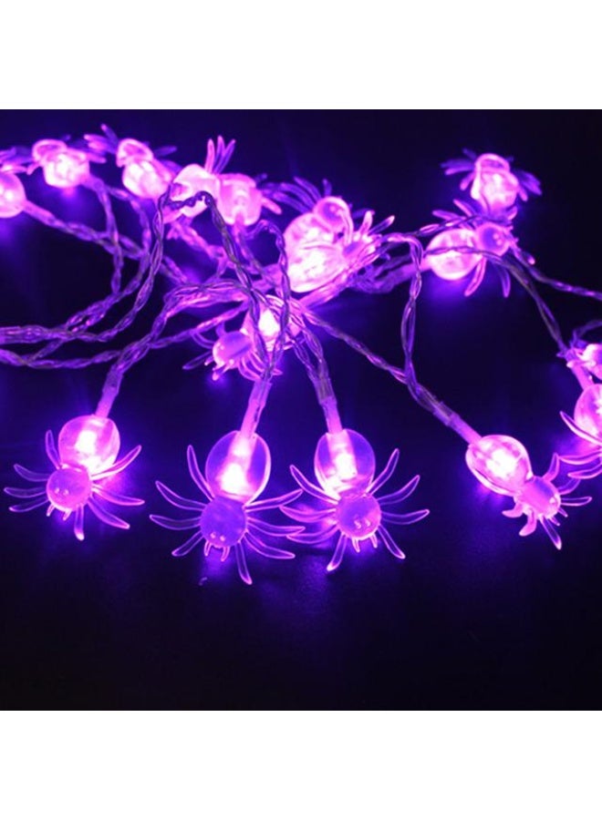 Kibsons String Lights, Transparent Purple Spiders - 3m-20lights, China - Image 1