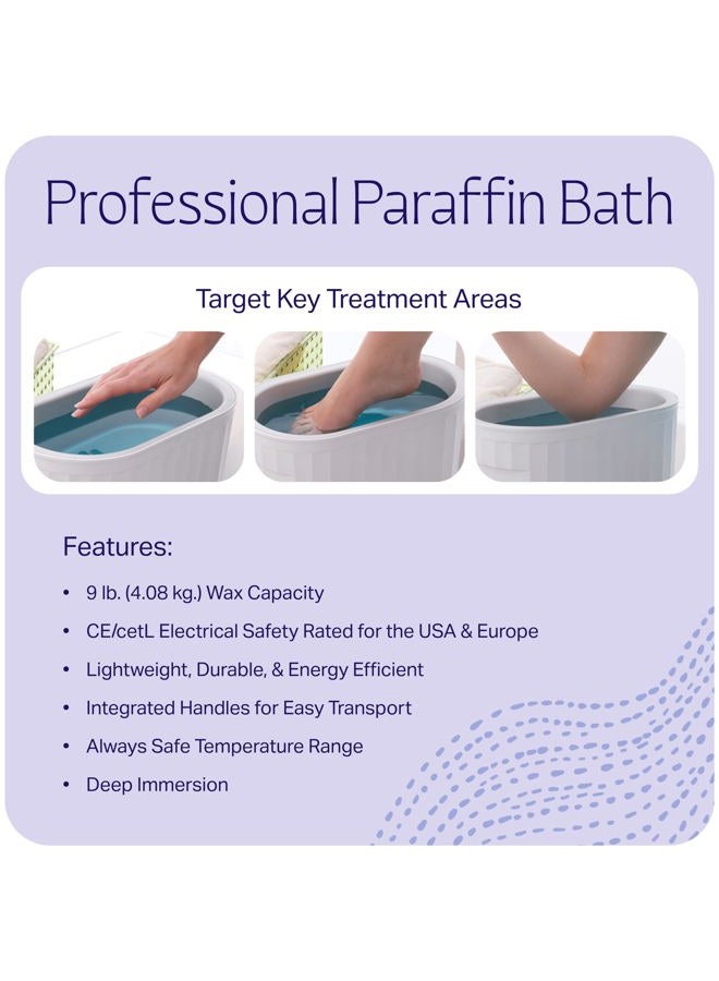 therabath Professional Thermotherapy Paraffin Bath - Arthritis Treatment Relieves Muscle Stiffness - for Hands, Feet, Face and Body - 6 lbs Lavender Harmony - Image 4