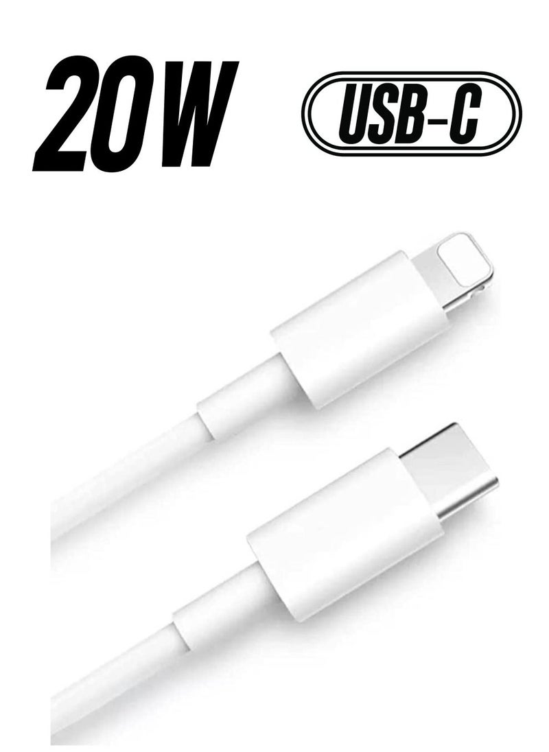 ELTRAZONE - USB C to Lightning Cable 20W Fast Charging [MFi Certified] Compatible with iPhone 13 Pro Max/12/11 Pro/X/XS/XR/8 Plus/AirPods Pro - Image 1