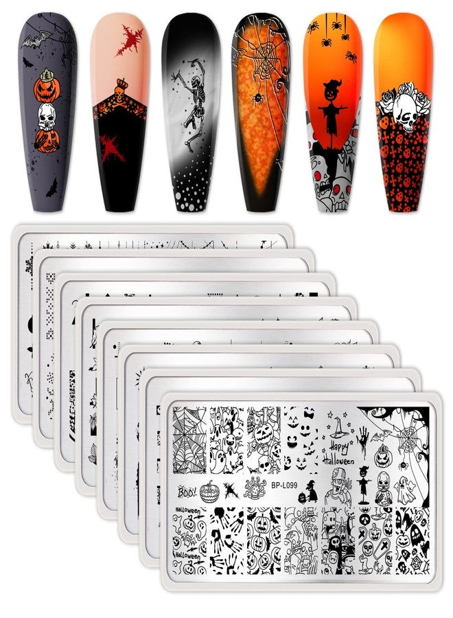 Born Pretty Christmas Nail Stamping Plates Nail Art Design Kit Fall Winter - Image 1