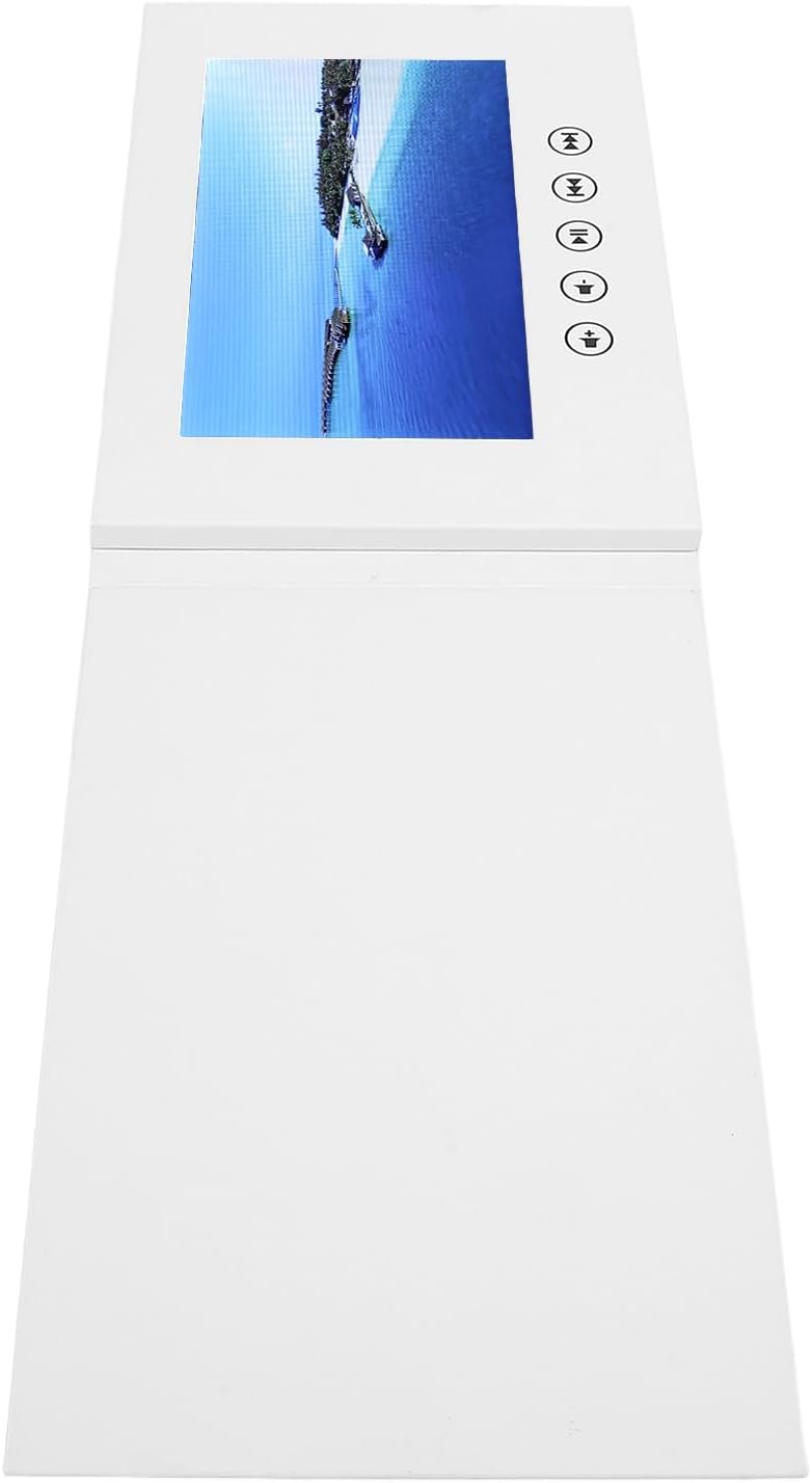 Video Greeting Card with 2.1x1.5x0.1 Inch LCD Color Screen, Electronic Video Brochure, 128MB Memory and Built in Speaker for Weddings Promotions Retail (5inch) - Image 2
