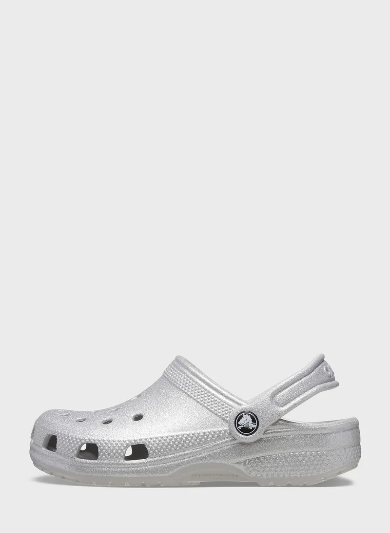 كروكس صندل خف كلاسيكي لامع للأطفال