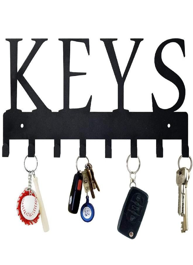 Key Holder for Wall, Nail-Free Key Holder, Key Holder Wall Mounted Key Hooks Organizer Key Hanger Rack Wall Mounted, Metal Home Key Rack for Entryway, Hallway, Office, Matte Black,11.4''4.9''0.6'' - pzsku/ZA4EE013A60C3B7DEEA57Z/45/_/1693220186/9ff704f9-8807-4e4c-ac96-a68c49f4d1ae