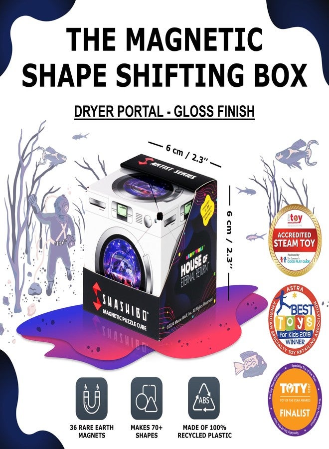 Shashibo DODECA Magnetic Puzzle Cube, Sensory Fidget Toy for Adults & Kids, Stress Relief Fidget Toy for All Ages, Cool Fidget Toys for Desk, Shape Shifting Box, 100+ Possible Shapes - Image 2