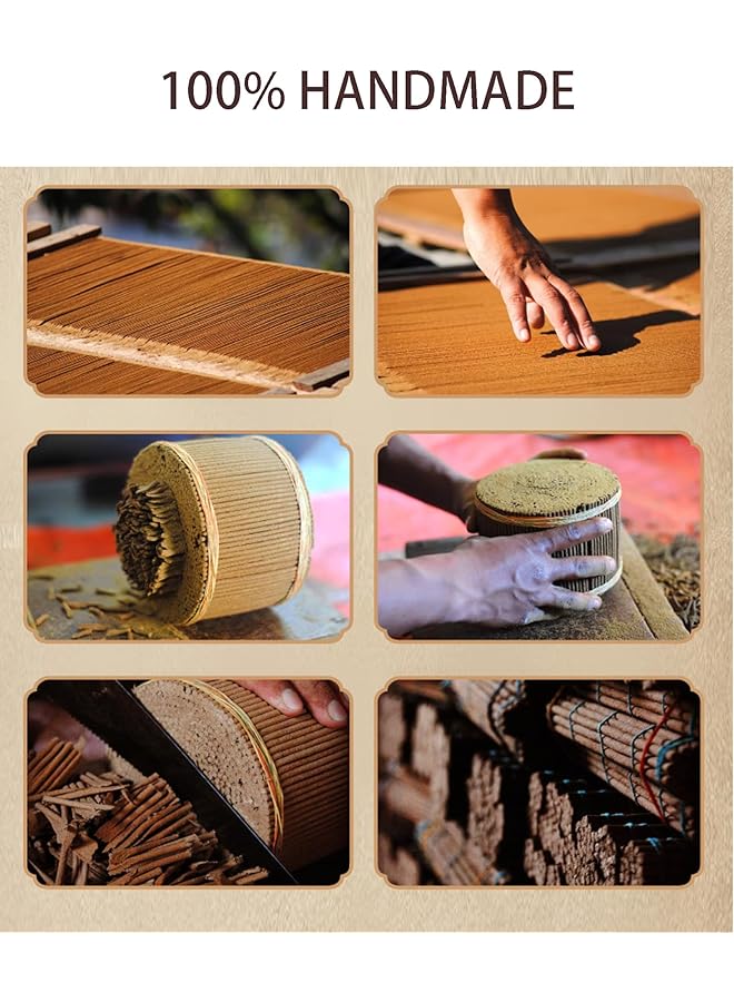 Incense Sticks 40 Sticks Nepalese 100 Percent Handmade Natural Scent Stick Organic Long Lasting Aroma For Positivity And Pure Air Aromatherapy For Stress Relief Meditation Gift Set Frankincense - Image 4
